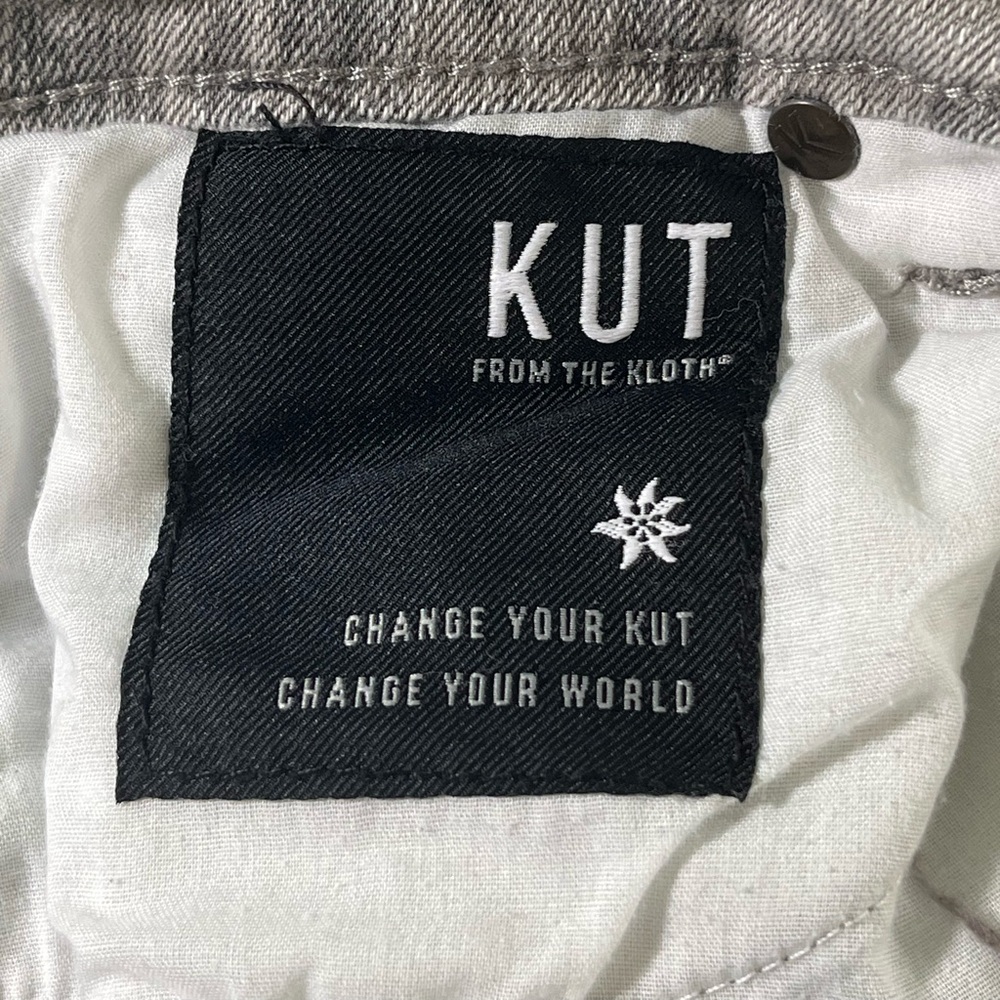 Kut from the Kloth Animal Print Skinny Woman’s Jeans Cotton Blend  Size 8 - Picture 7 of 12